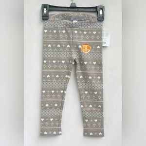 Jumping Beans Leggings Hearts Toddler Girl 2T